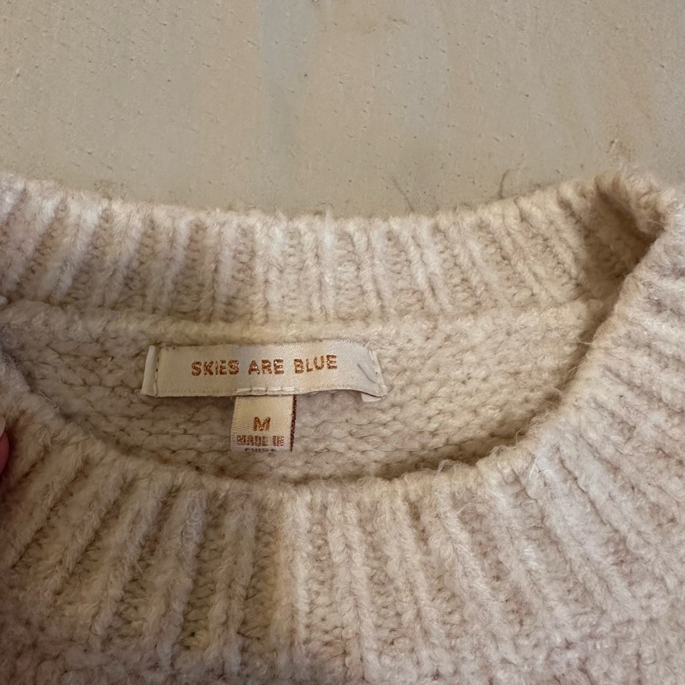 Neutral Colorblock Sweater - Picture 2 of 3